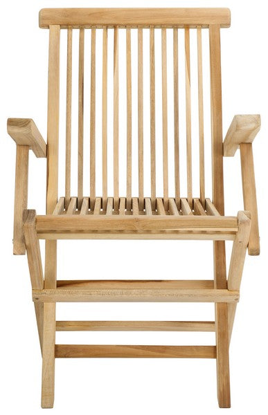 Marcus Teak Folding Armchair – Natural Teak Wood Outdoor Folding Armchair