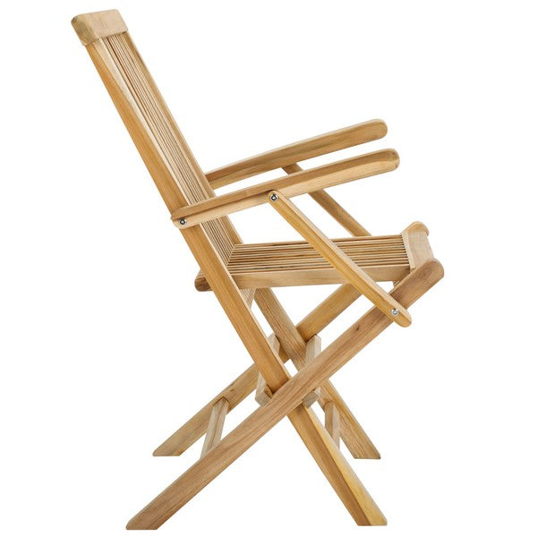 Marcus Teak Folding Armchair – Natural Teak Wood Outdoor Folding Armchair