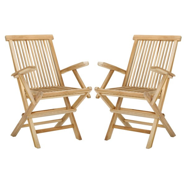 Marcus Teak Folding Armchair – Natural Teak Wood Outdoor Folding Armchair