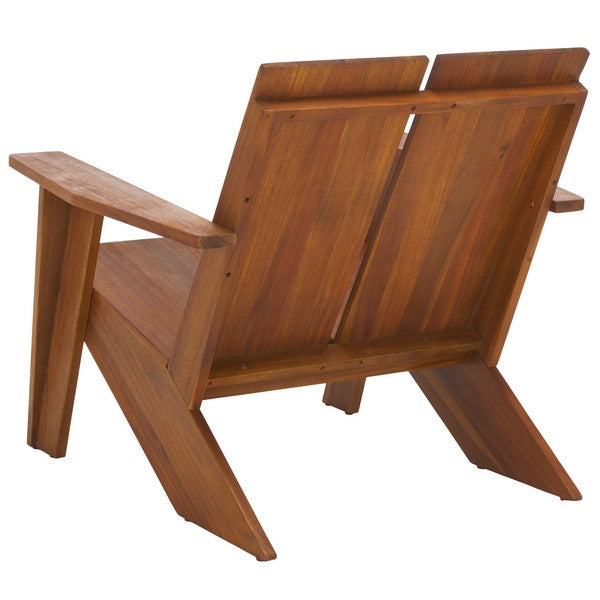 Maya Adirondack Chair – Teak-Finish Acacia Wood Outdoor Chair