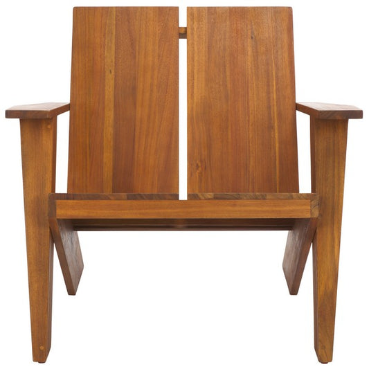 Maya Adirondack Chair – Teak-Finish Acacia Wood Outdoor Chair