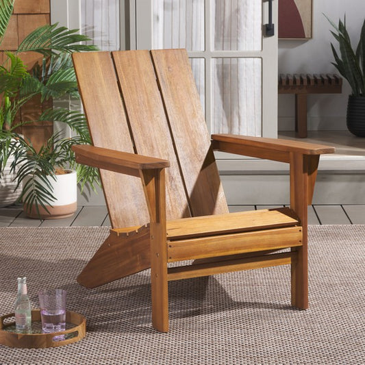 Alton Adirondack Chair – Teak-Finish Acacia Wood Outdoor Chair