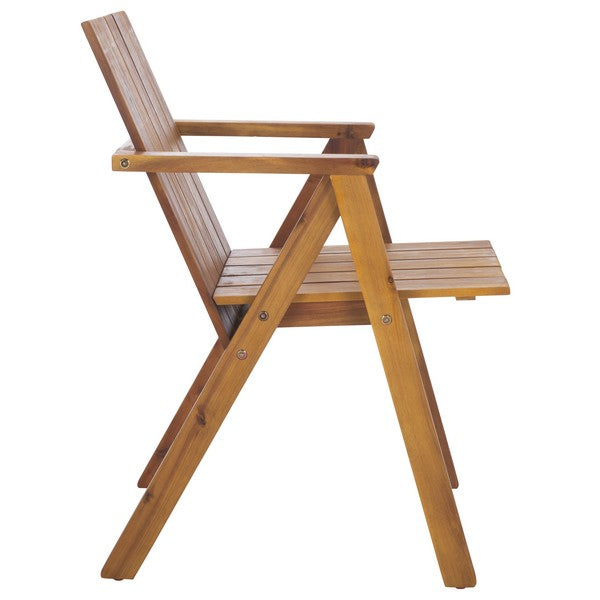 Tucker Stacking Chair – Teak Acacia Wood Stackable Chair