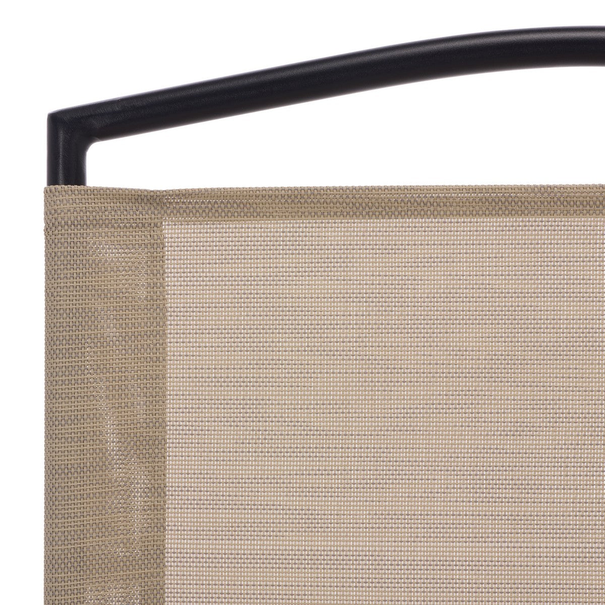 Alvin Folding Chair Set of 2 – Black Metal & Rattan Outdoor Chairs