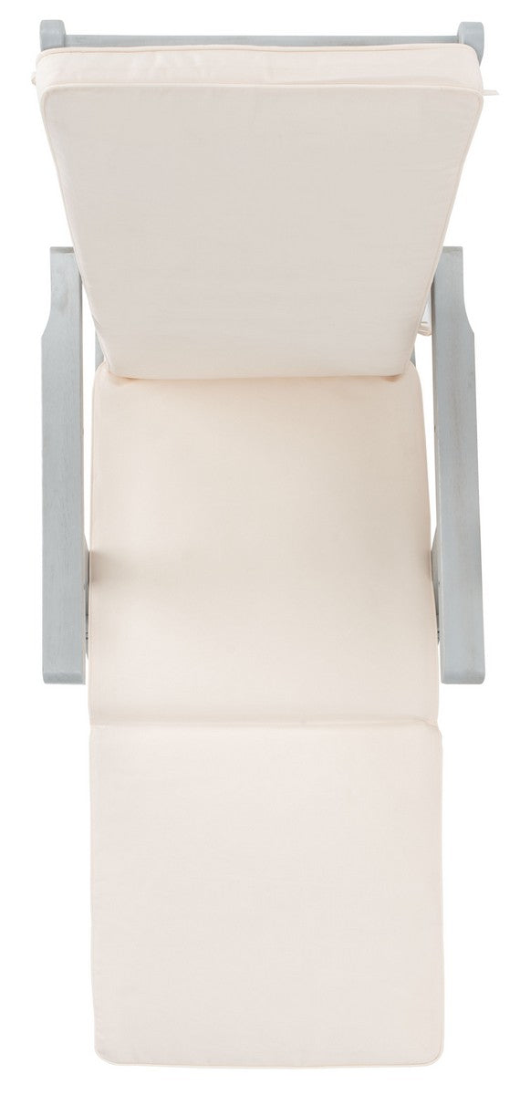 Palmdale Lounge Chair – Classic Acacia Wood Outdoor Lounger with Cushion