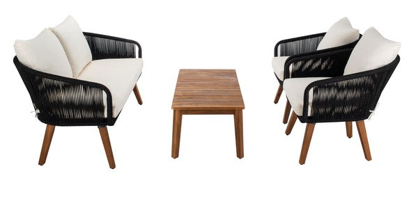 Prester 4 Piece Outdoor Living Set