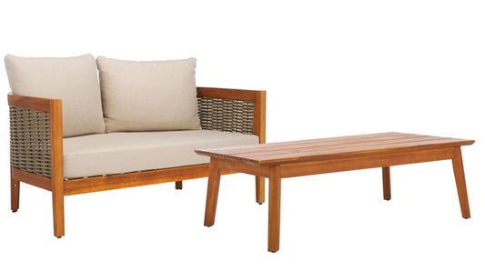 Amanda Bench & Table Outdoor Set