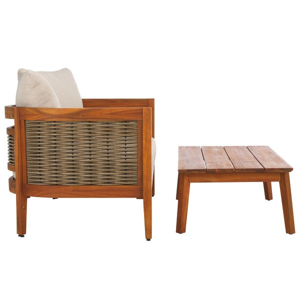 Amanda Bench & Table Outdoor Set