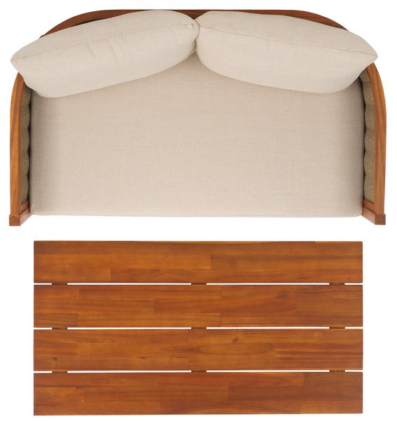 Amanda Bench & Table Outdoor Set