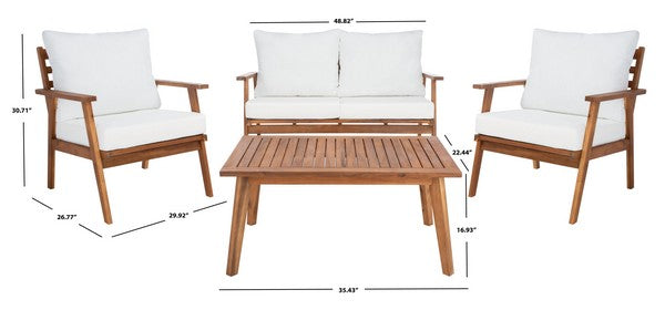 Castalia 4 Piece Outdoor Living Set