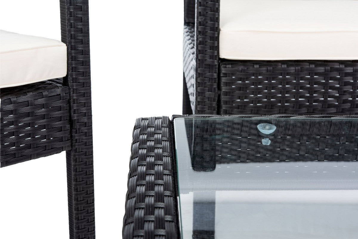 Bassey 4 Piece Outdoor Living Set