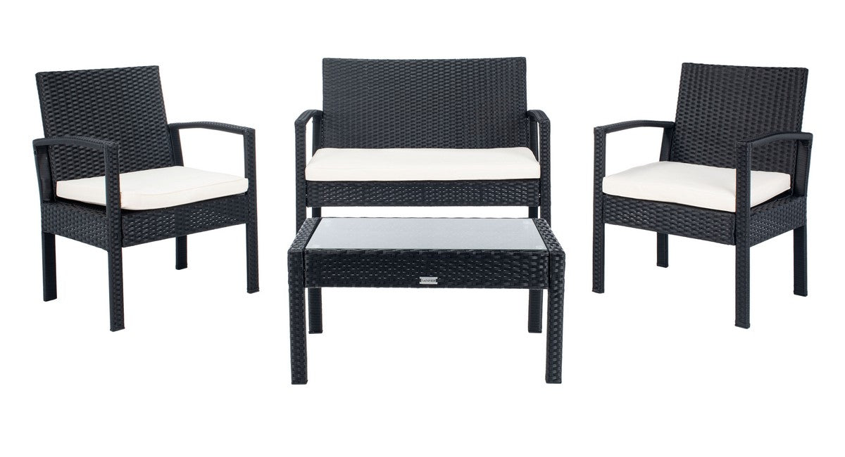 Bassey 4 Piece Outdoor Living Set