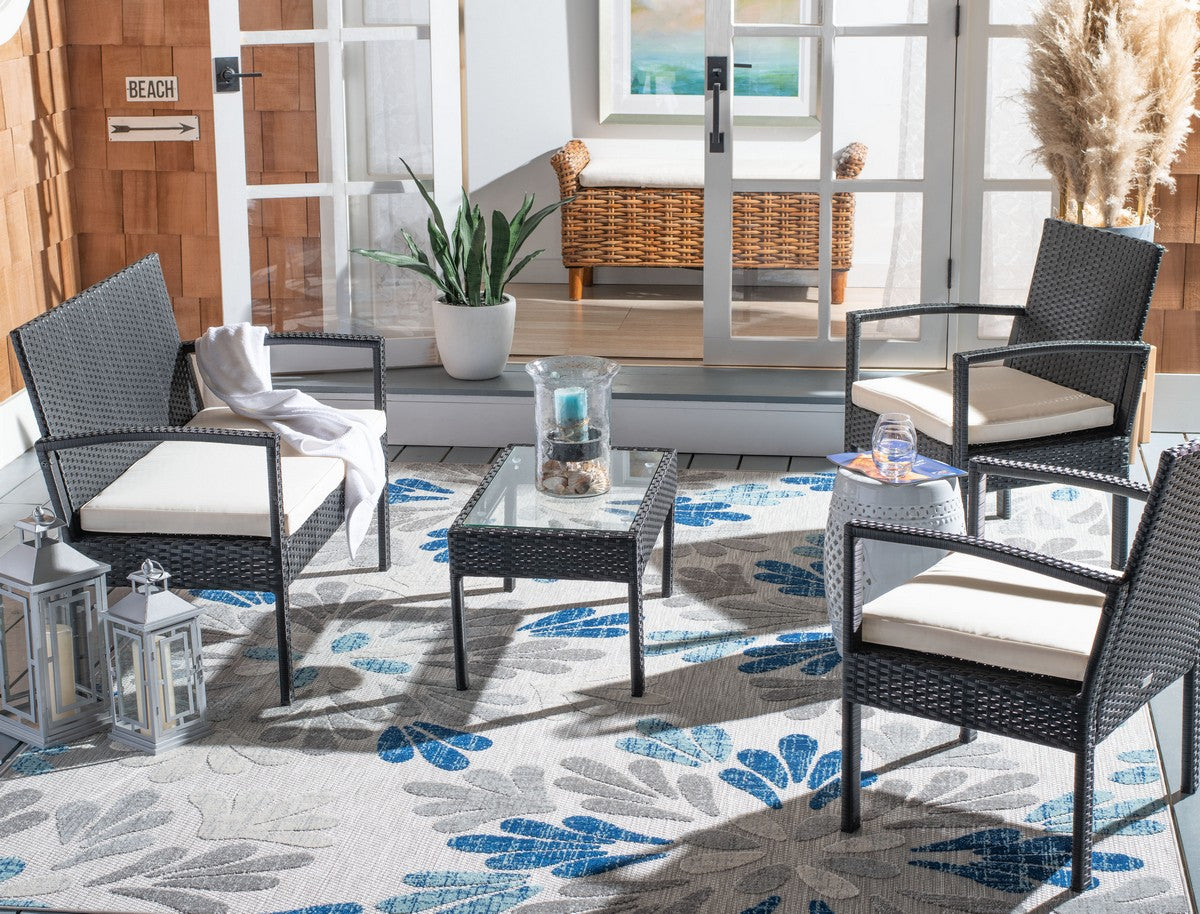 Bassey 4 Piece Outdoor Living Set
