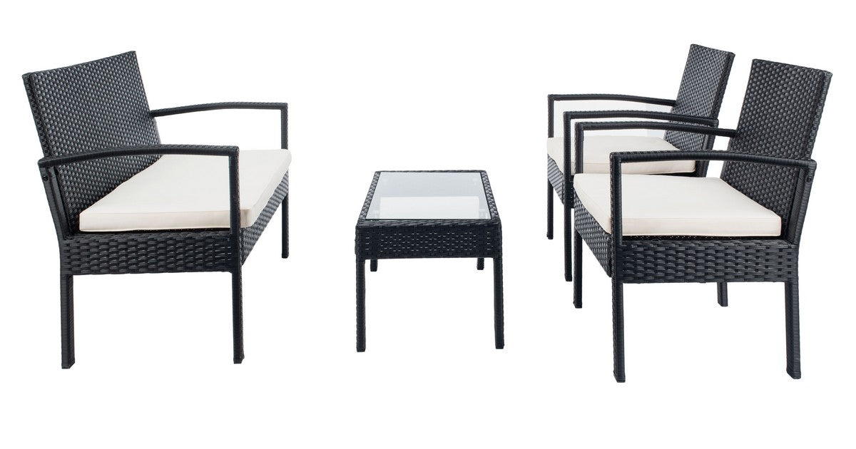 Bassey 4 Piece Outdoor Living Set