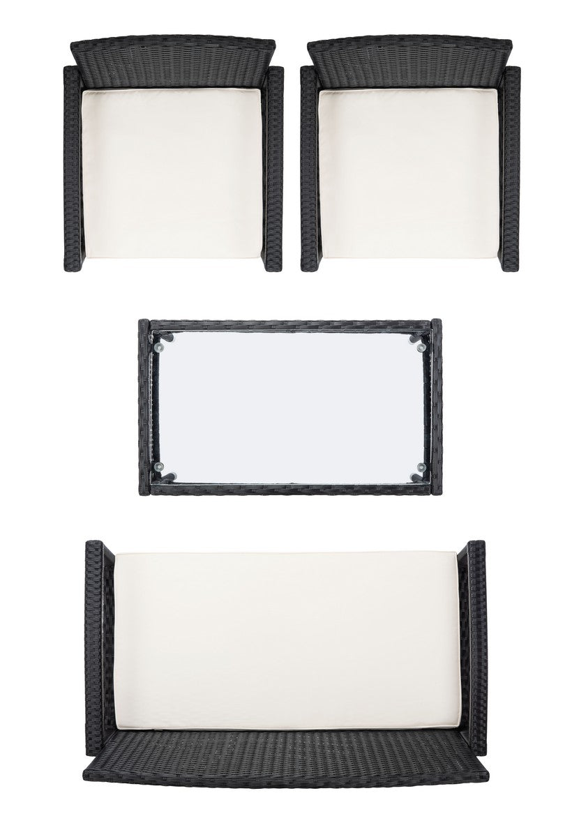 Bassey 4 Piece Outdoor Living Set