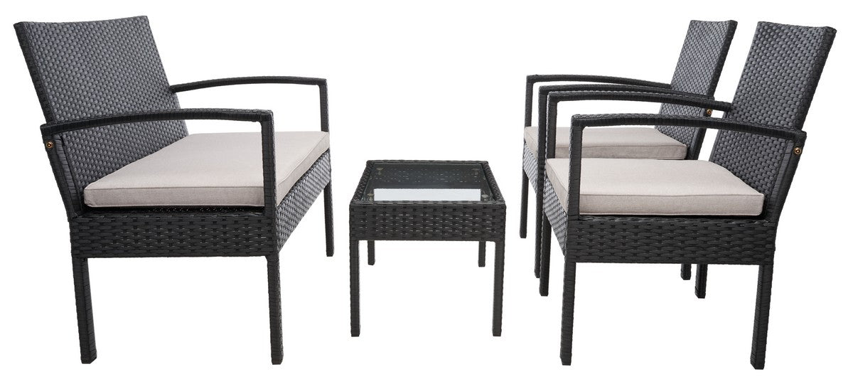 Bassey 4 Piece Outdoor Living Set