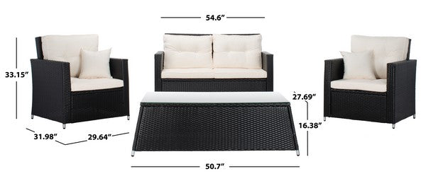 Lorma 4 Piece Outdoor Living Set