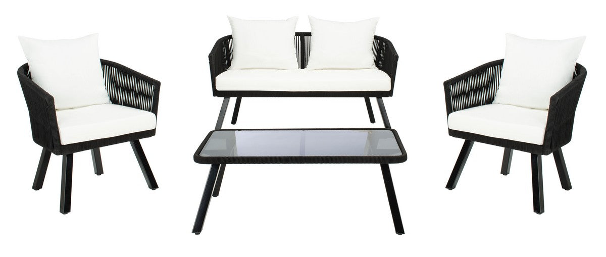 Belmi 4 Piece Rope Outdoor Living Set