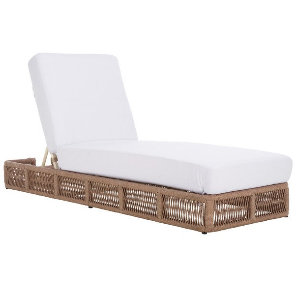Gillian Sunlounger – Coastal Rope Accent Outdoor Lounger