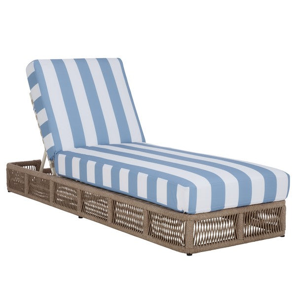 Gillian Sunlounger – Coastal Rope Accent Outdoor Lounger