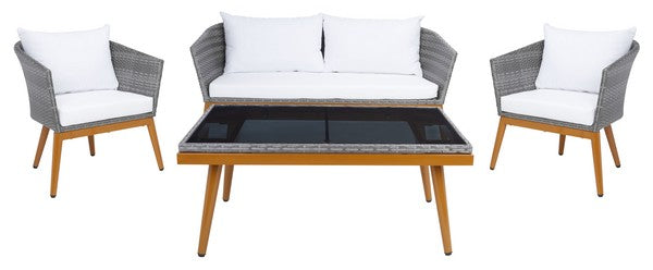 Malsor 4 Piece Outdoor Living Set