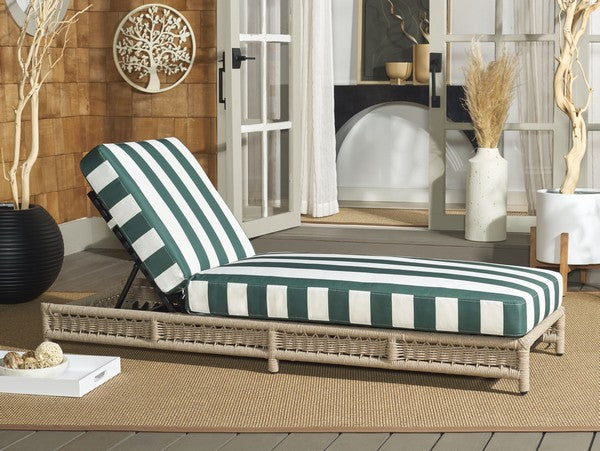 Callan Outdoor Lounger - Heather Tan Rattan
