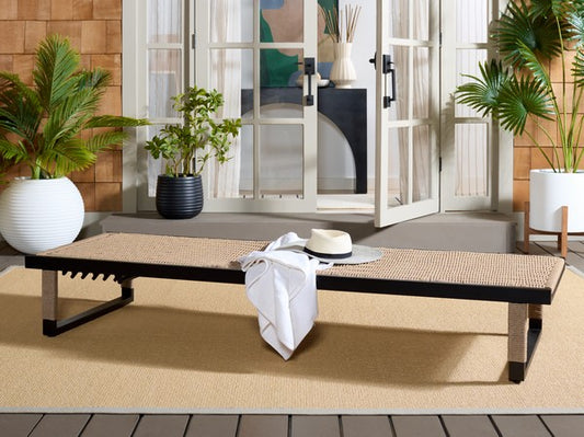 Arman Rope Lounger – Sleek Modern Outdoor Seating