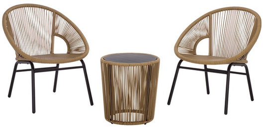 Otto 3 Piece Outdoor Set – Modern Comfort Meets Timeless Charm