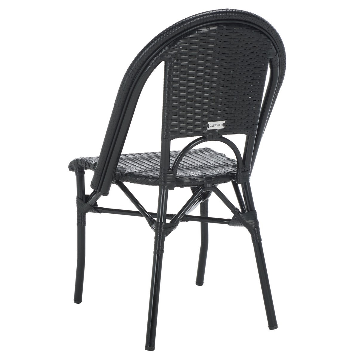 Torino Side Chair Set of 2 – Aluminum & PE Wicker Outdoor Chairs