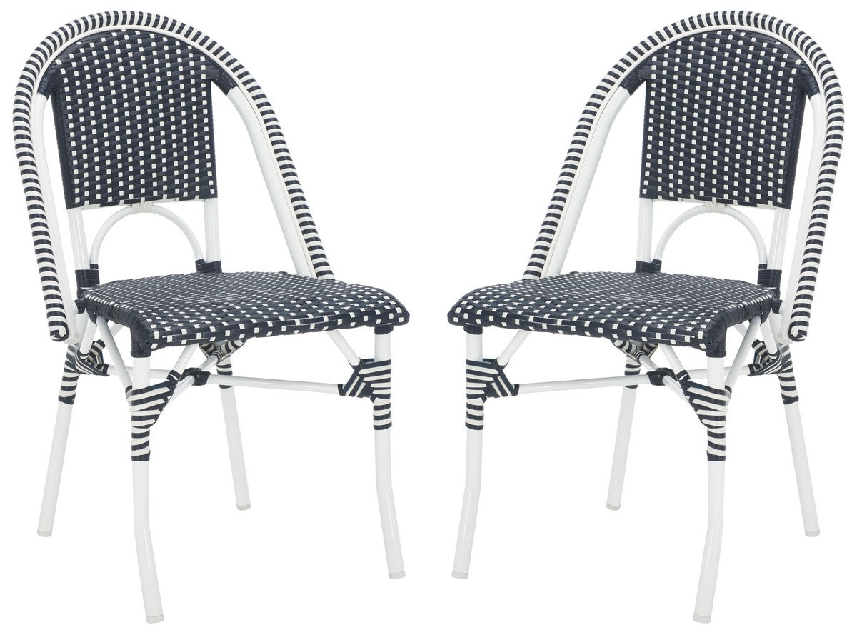 Torino Side Chair Set of 2 – Aluminum & PE Wicker Outdoor Chairs
