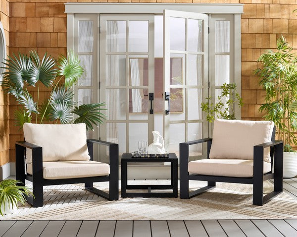 Fash 3 Piece Outdoor Living Set – Minimalist Comfort, Modern Charm
