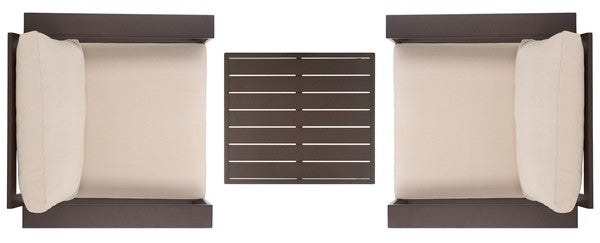 Fash 3 Piece Outdoor Living Set – Minimalist Comfort, Modern Charm