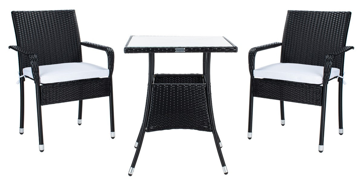 Laban 3 Piece Bistro Set – Contemporary Comfort for Al Fresco Dining