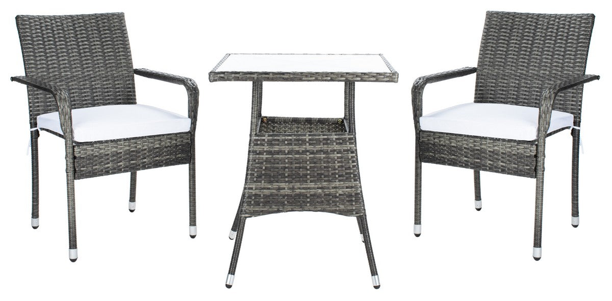 Laban 3 Piece Bistro Set – Contemporary Comfort for Al Fresco Dining