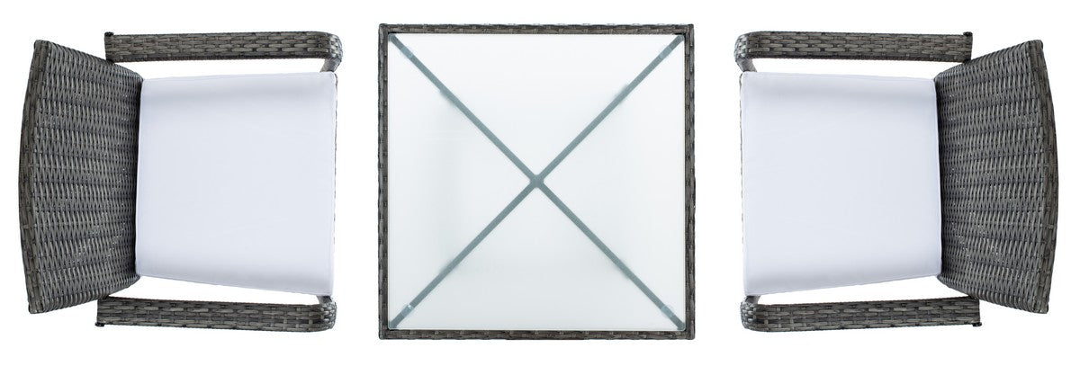 Laban 3 Piece Bistro Set – Contemporary Comfort for Al Fresco Dining