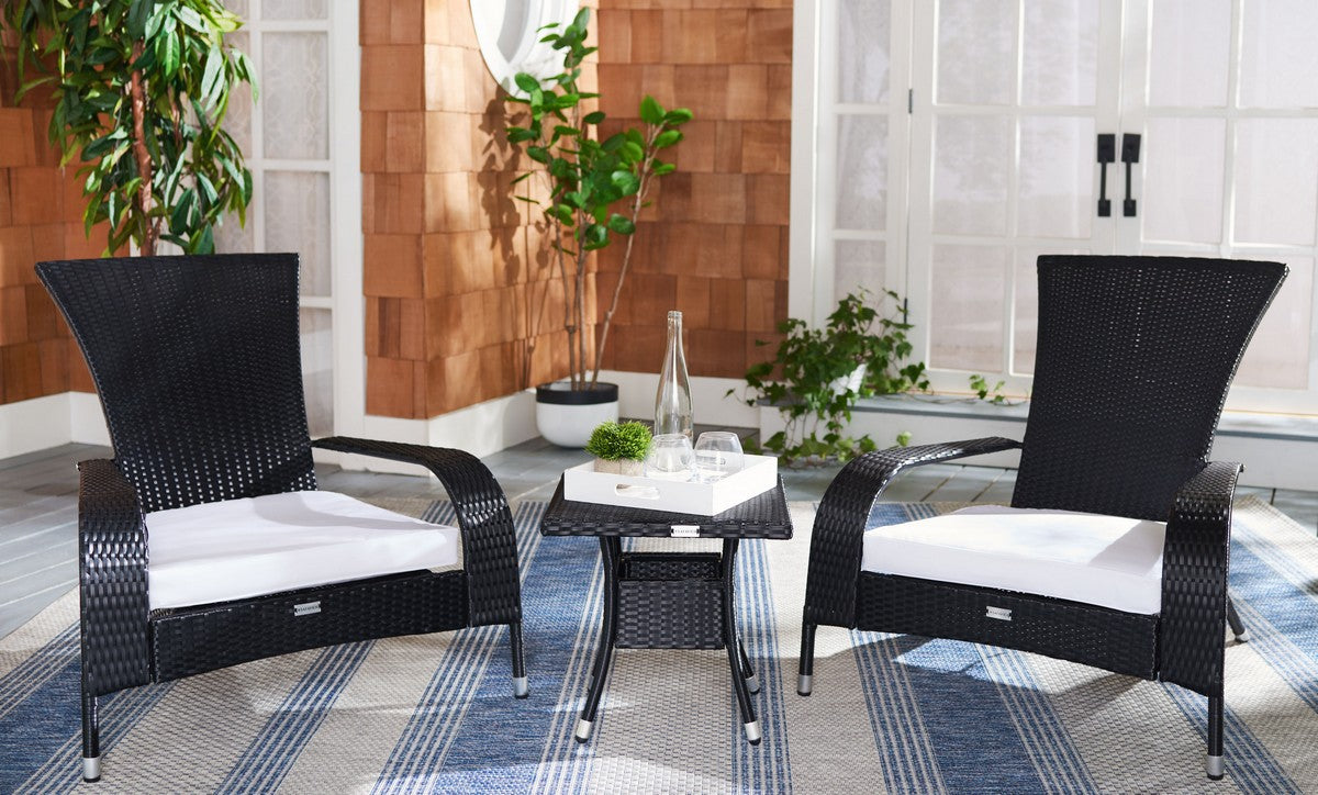 Edna 3 Piece Lounge Set – Wingback-Inspired Outdoor Elegance
