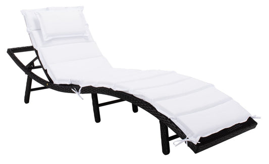 Colley Sunlounger – PE Rattan Frame with Cushion Comfort for Outdoor Lounging