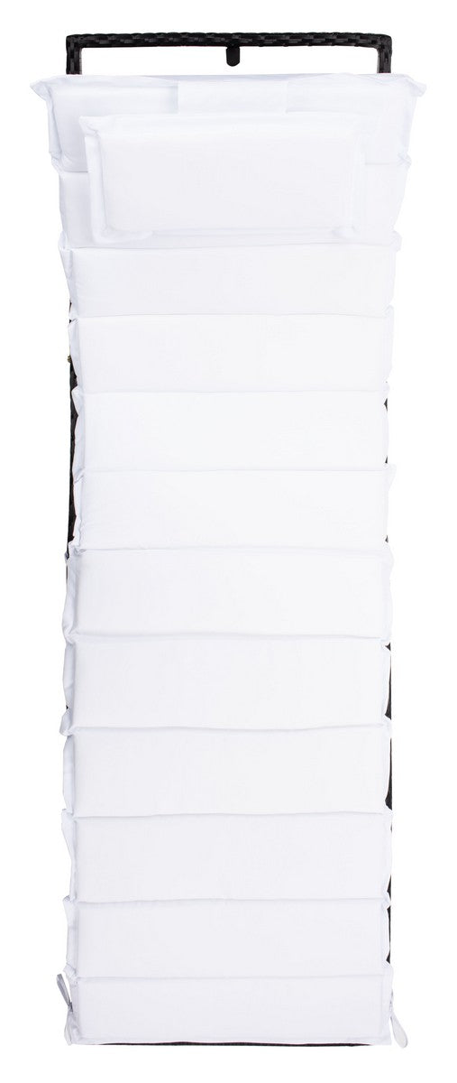 Colley Sunlounger – PE Rattan Frame with Cushion Comfort for Outdoor Lounging