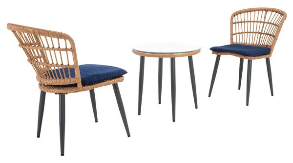 Prenza 3 Piece Lounger Set – British Colonial Style for Modern Outdoor Living