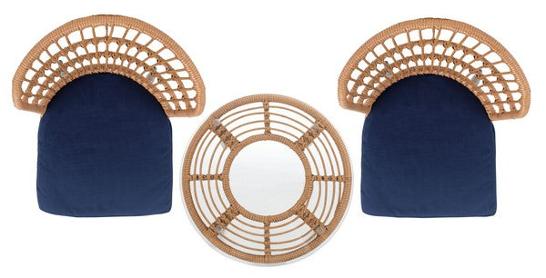 Prenza 3 Piece Lounger Set – British Colonial Style for Modern Outdoor Living