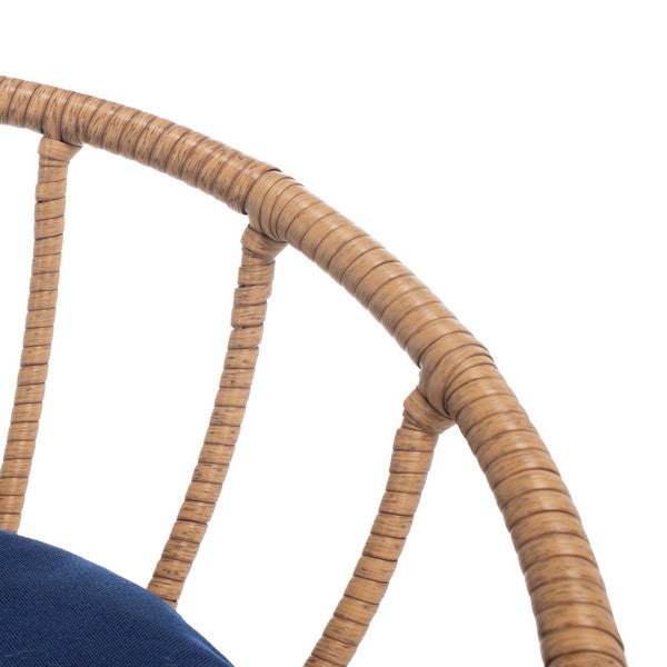 Lersa 3 Piece Lounger Set – Retro Rattan Seating