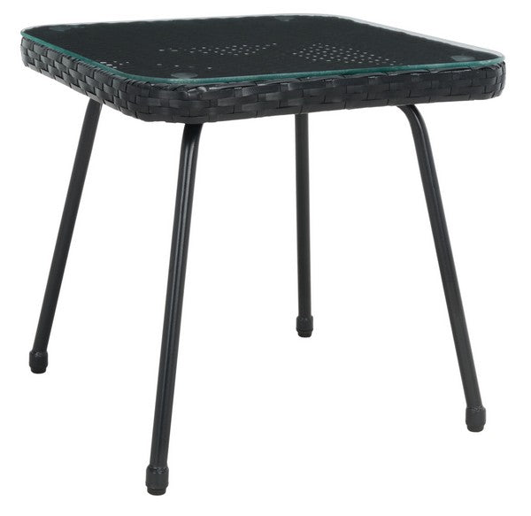 Londyn 3 Piece Outdoor Lounge Set – Wicker Armchairs with Accent Table