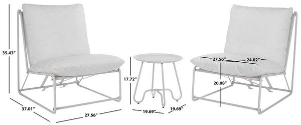 Archie 3 Piece Outdoor Lounge Set