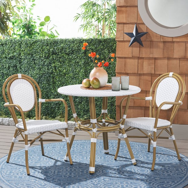 Rosen 3 Piece Bistro Set – Compact Outdoor Table & Chairs for Patio, Garden, or Balcony