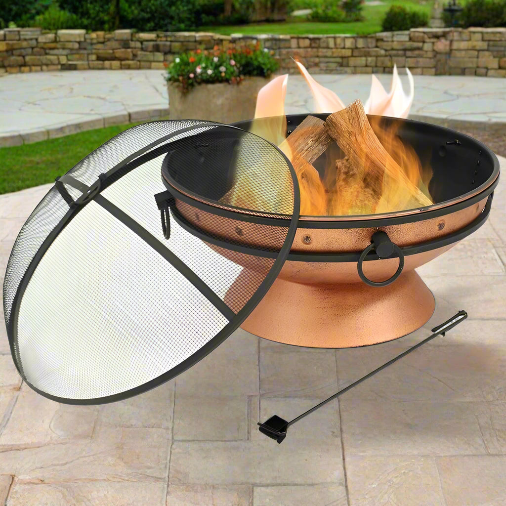 Cauldron Steel Wood Burning Fire Pit