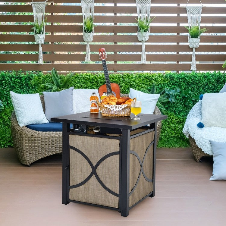 Portable LP Gas Propane Fire Pit Table 40,000 BTU