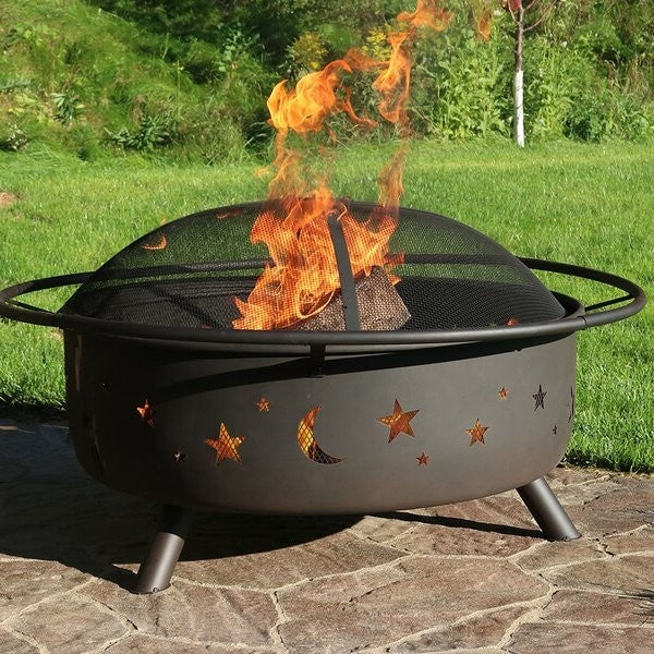 Weather Resistant Steel Wood Burning Fire Pit