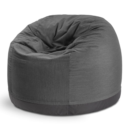 Sunbrella Palmetto Large Round Outdoor Bean Bag Club Chair