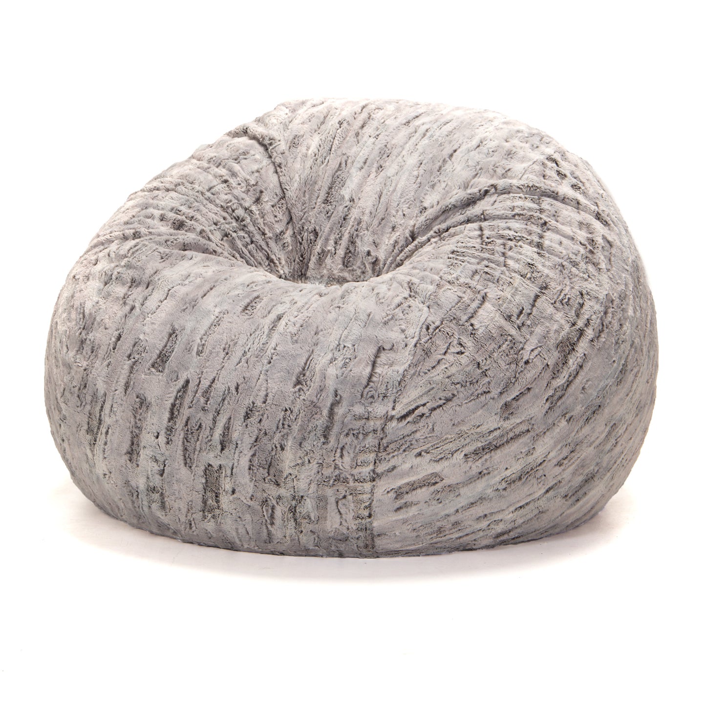 Premium Faux Fur Round Bean Bag