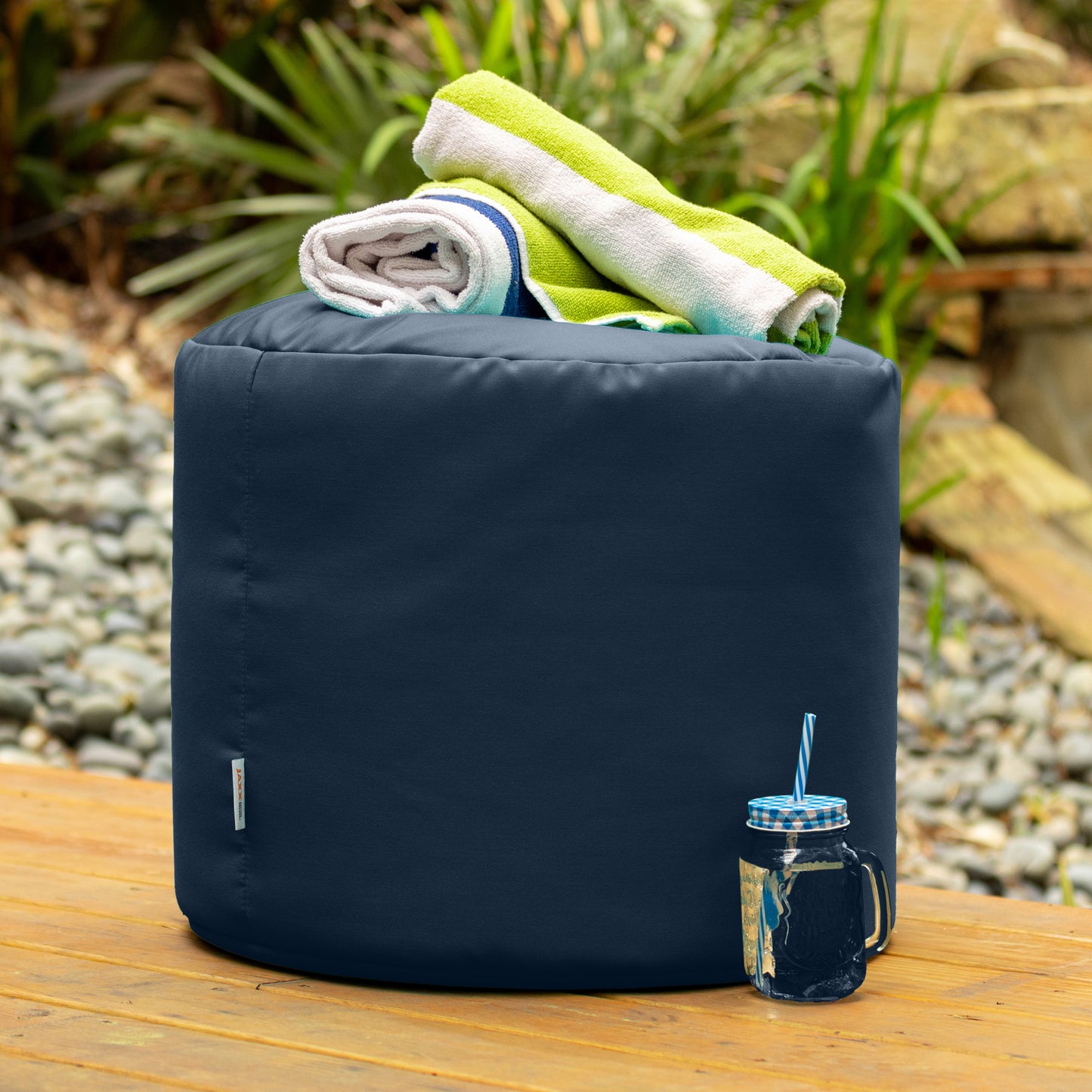 Outdoor Bean Bag Pouf Ottoman